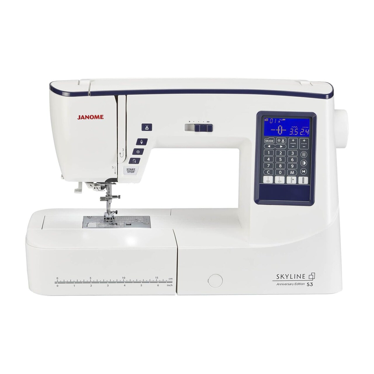 Janome Skyline S3 Anniversary Edition Sewing & Quilting Machine with 120 Stitche